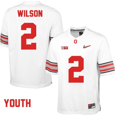 Youth NCAA Ohio State Buckeyes Dontre Wilson #2 College Stitched Playoffs Authentic Nike White Football Jersey KQ20K12XB